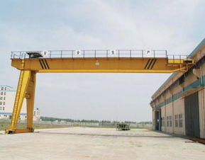 遼寧瓦房店半門(mén)式雙梁起重機(jī)